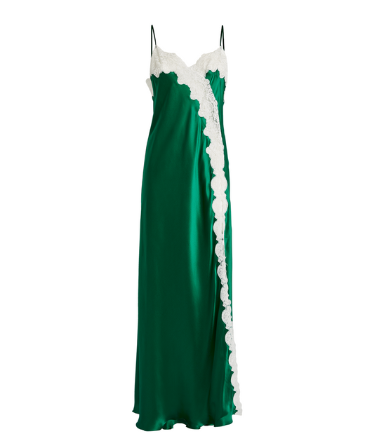 Loretta Caponi  Silk Nausica Long Nightdress