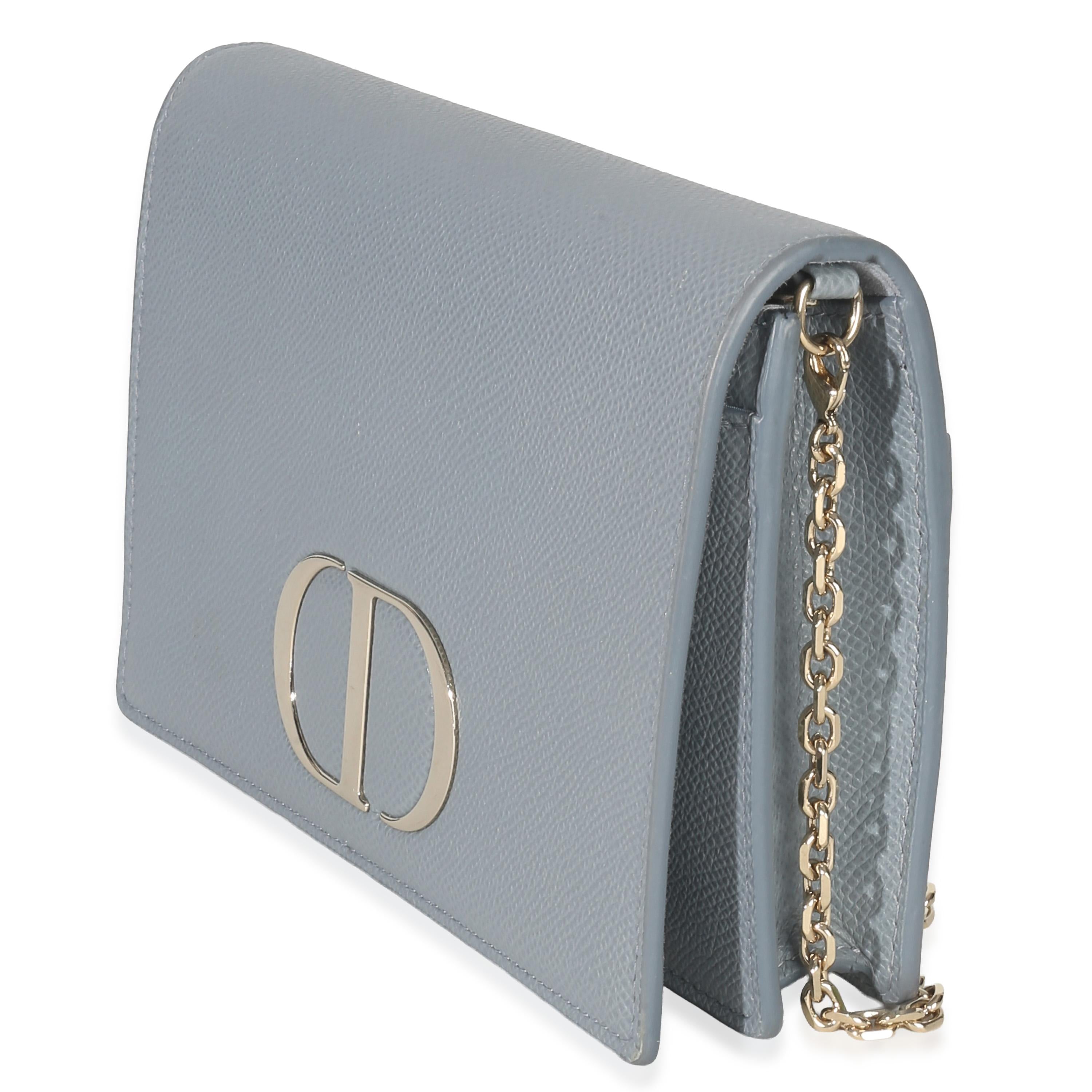 Christian Dior  Grained Calfskin 30 Montaigne 2-in-1 Pouch