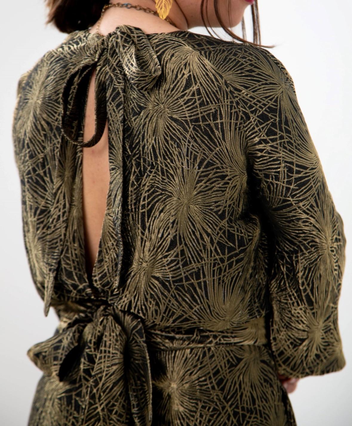 Saint Laurent Silk Blend Mini Dress