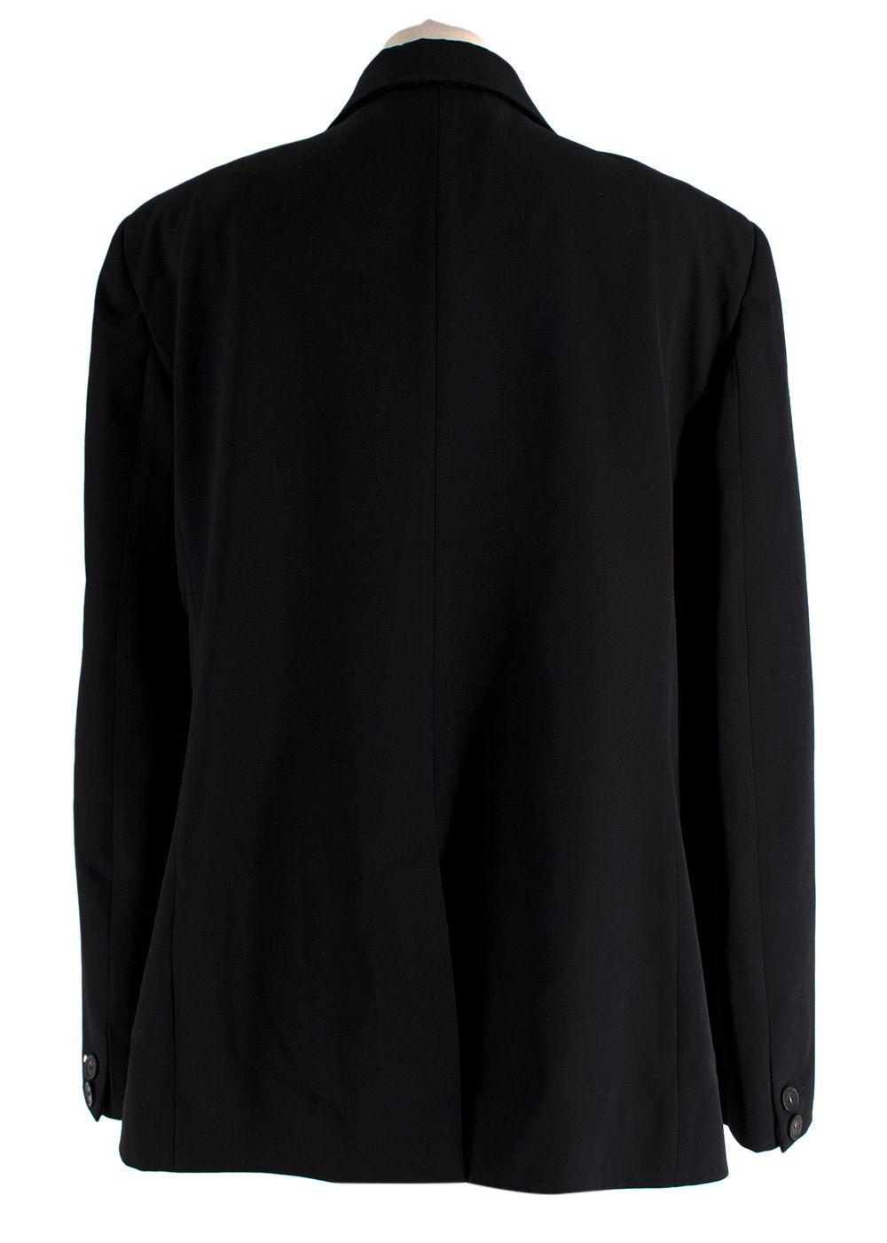Stella McCartney Black Single Breasted Blazer