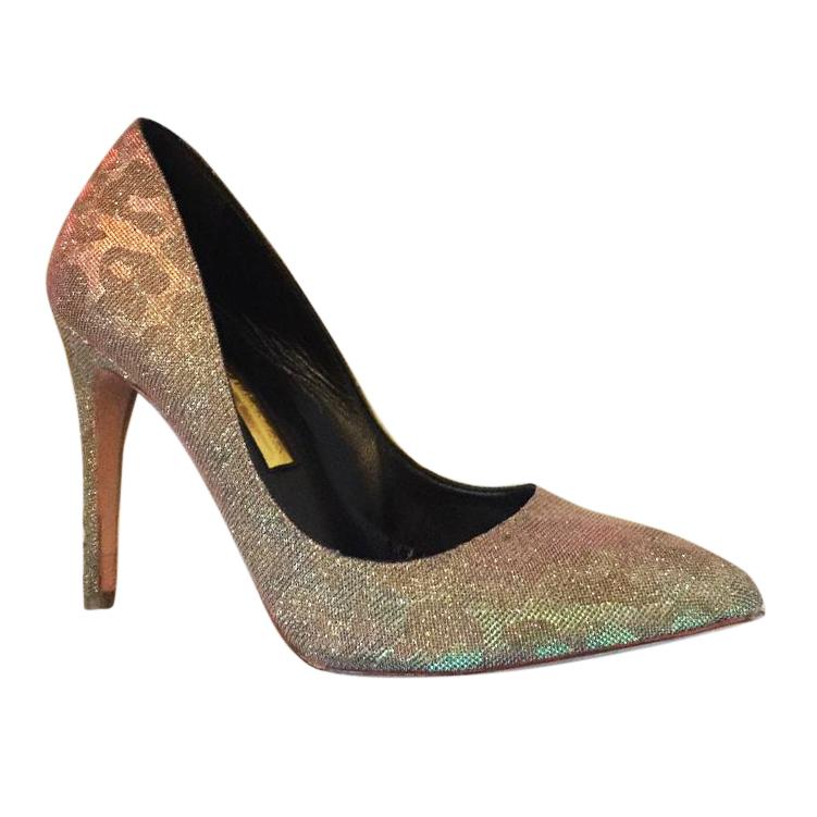 Rupert Sanderson Malory Iridiscant Shimmer Heel