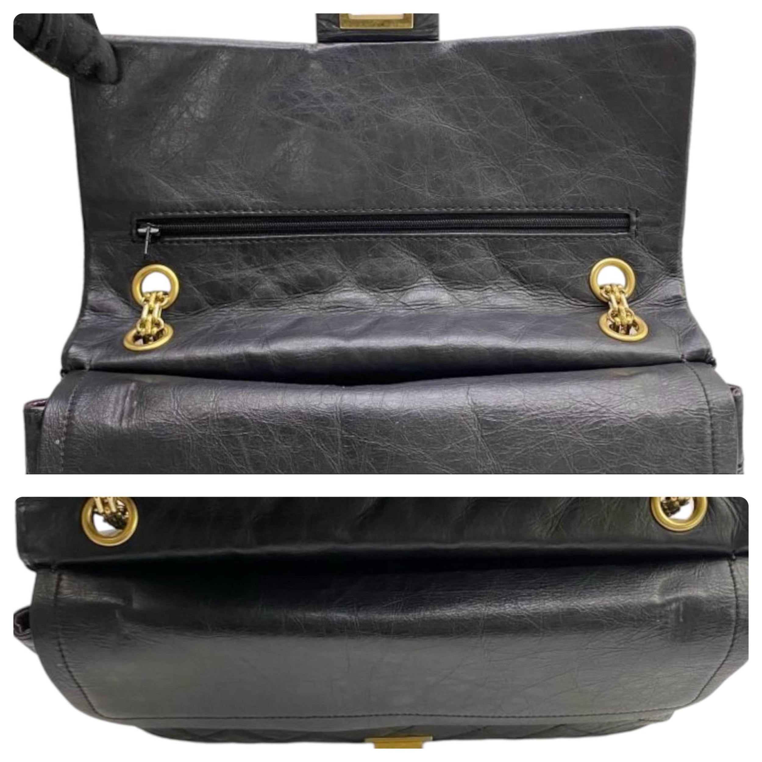 Chanel Black 2.55 Reissue Shoulder Bag