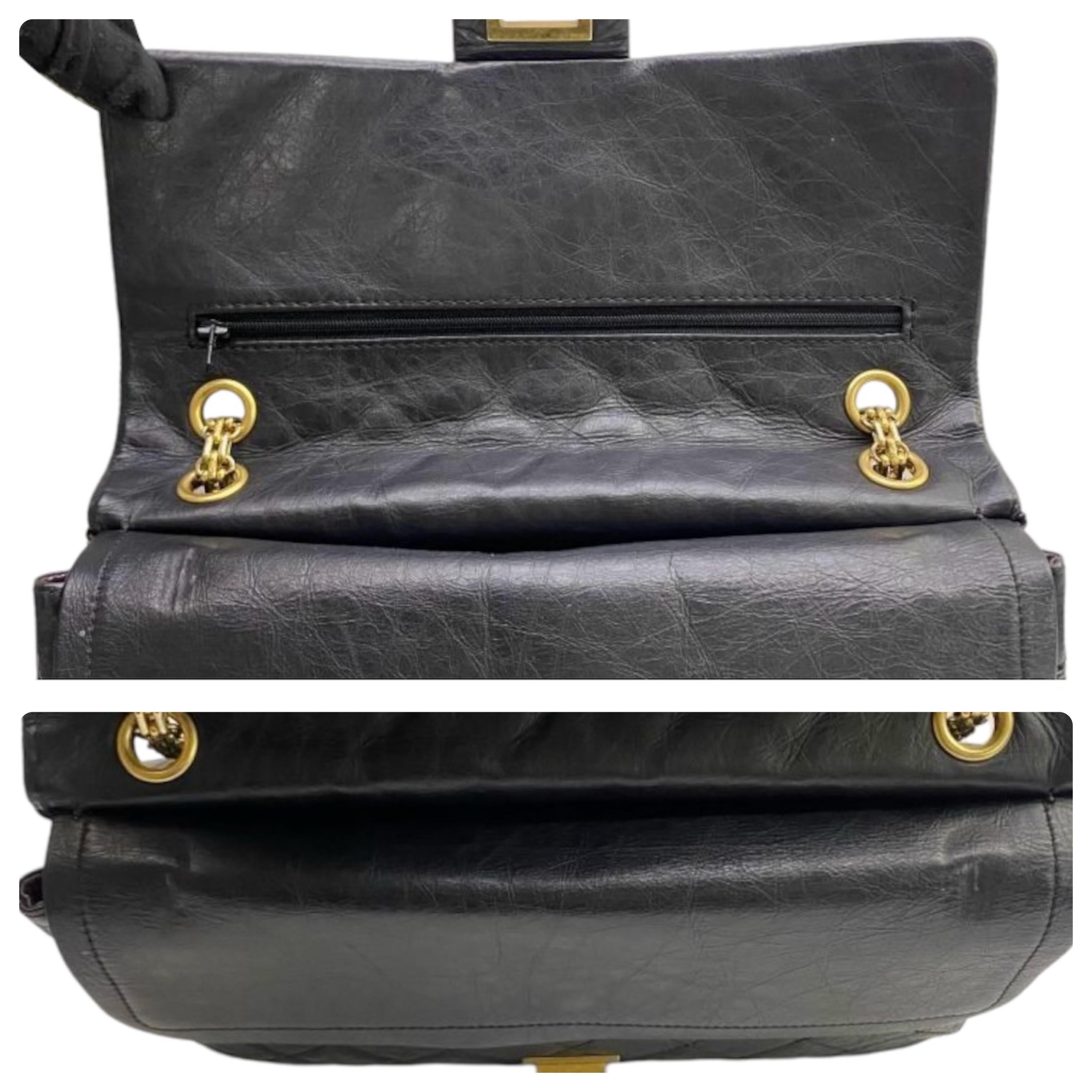 Chanel Black 2.55 Reissue Shoulder Bag