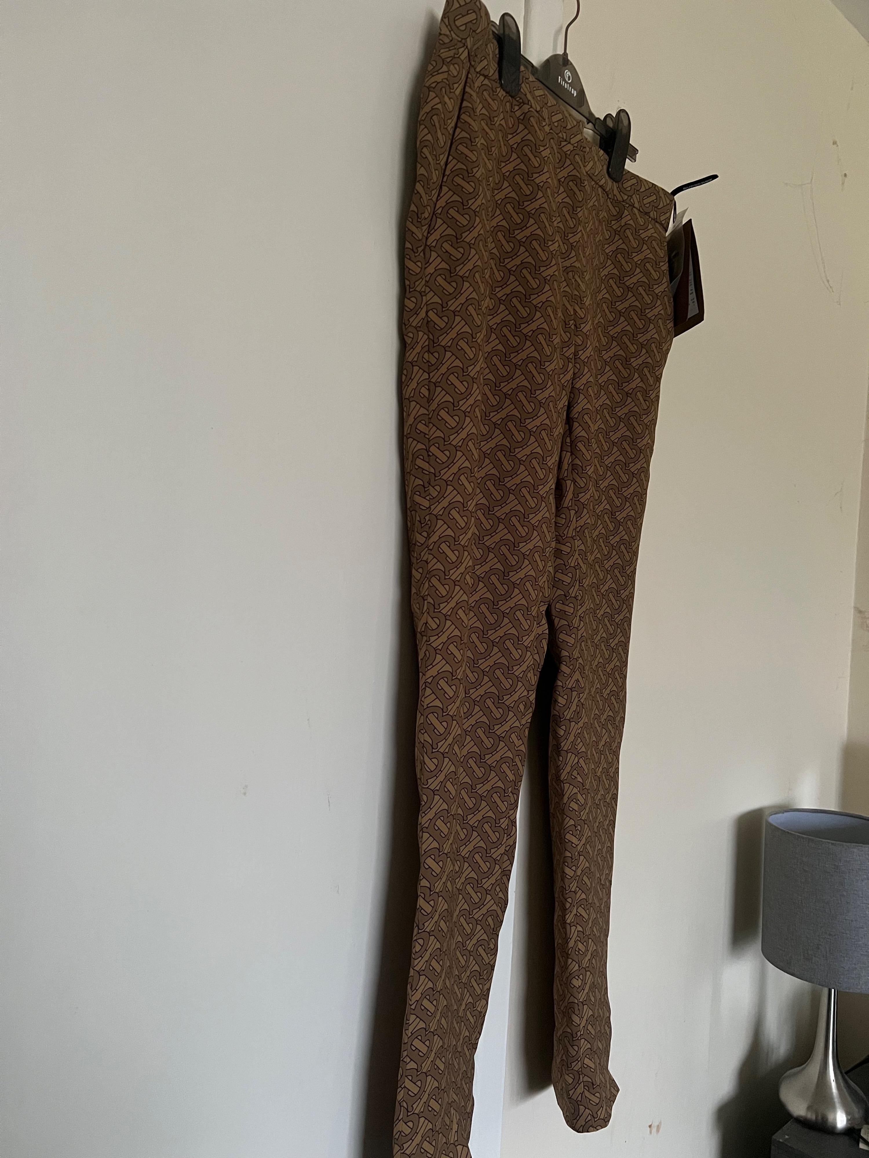 Burberry Silk Hanover Trousers