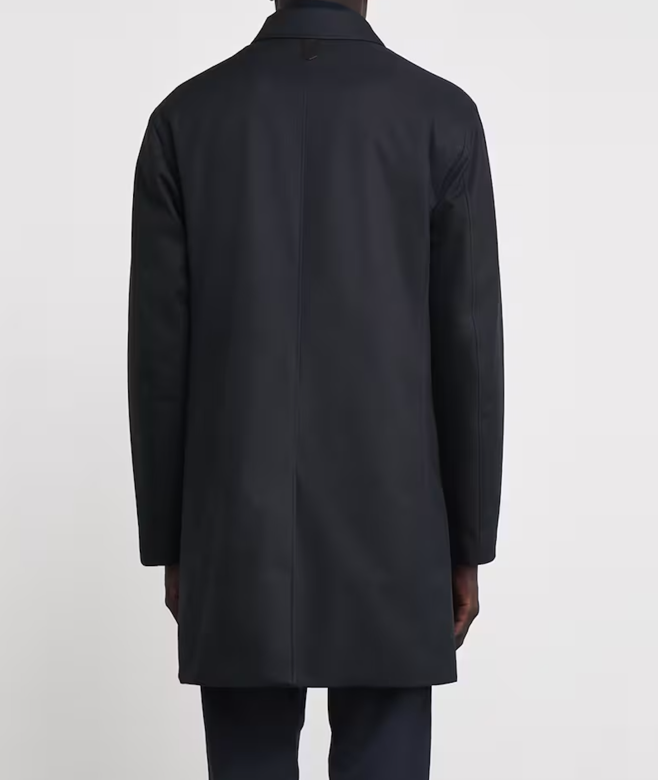 Canali Detachable Hood Overcoat