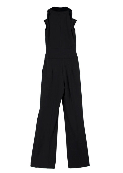 Elie Saab Black Jumpsuit with Velvet Lapels