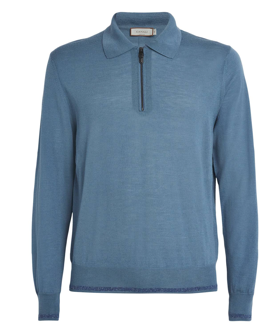 Corneliani Virgin Wool Polo Sweater
