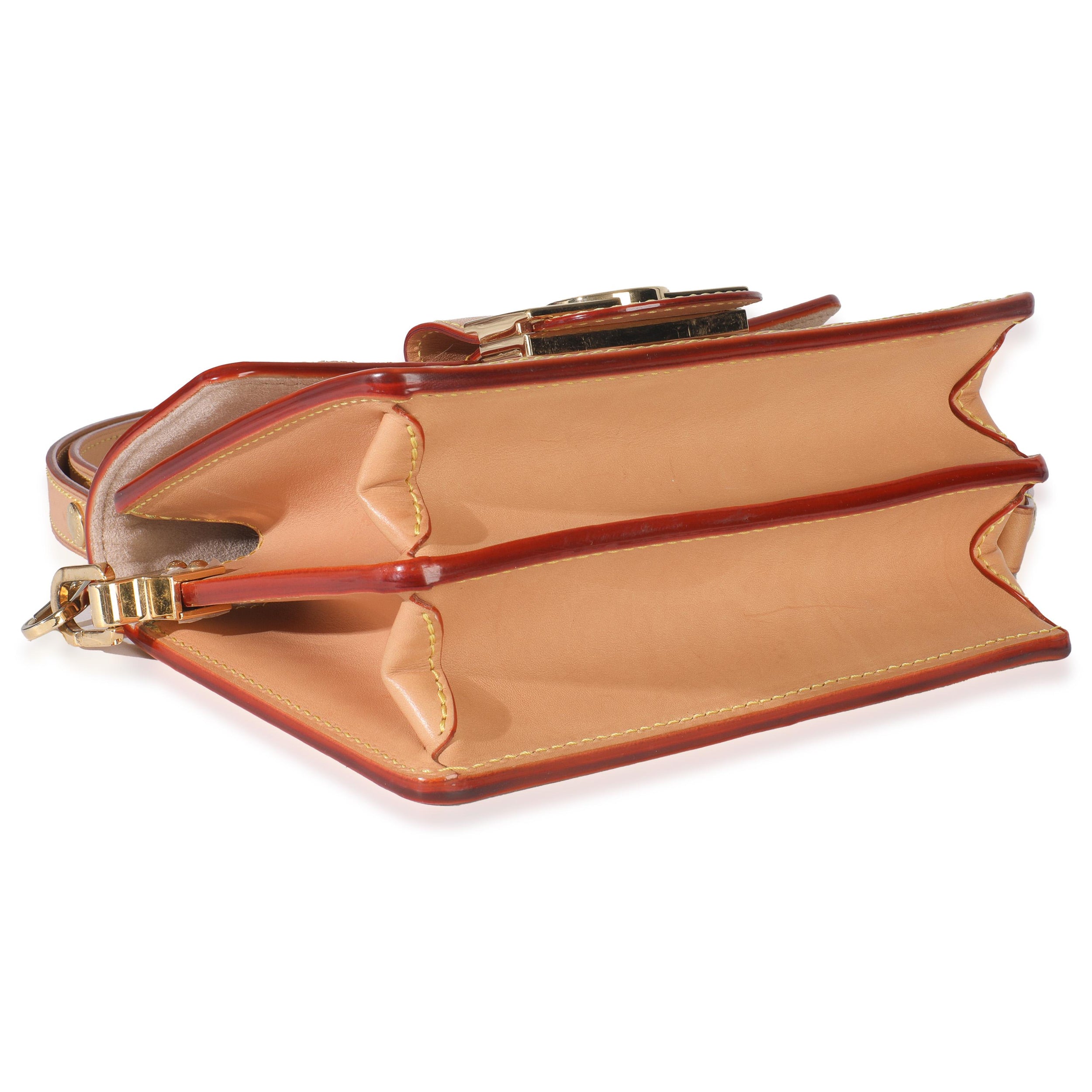 Louis Vuitton Leather Woven Dauphine PM