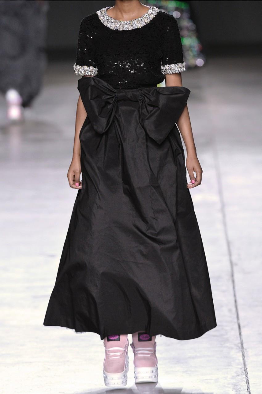 Ashish Runway Oversize Taffeta Skirt