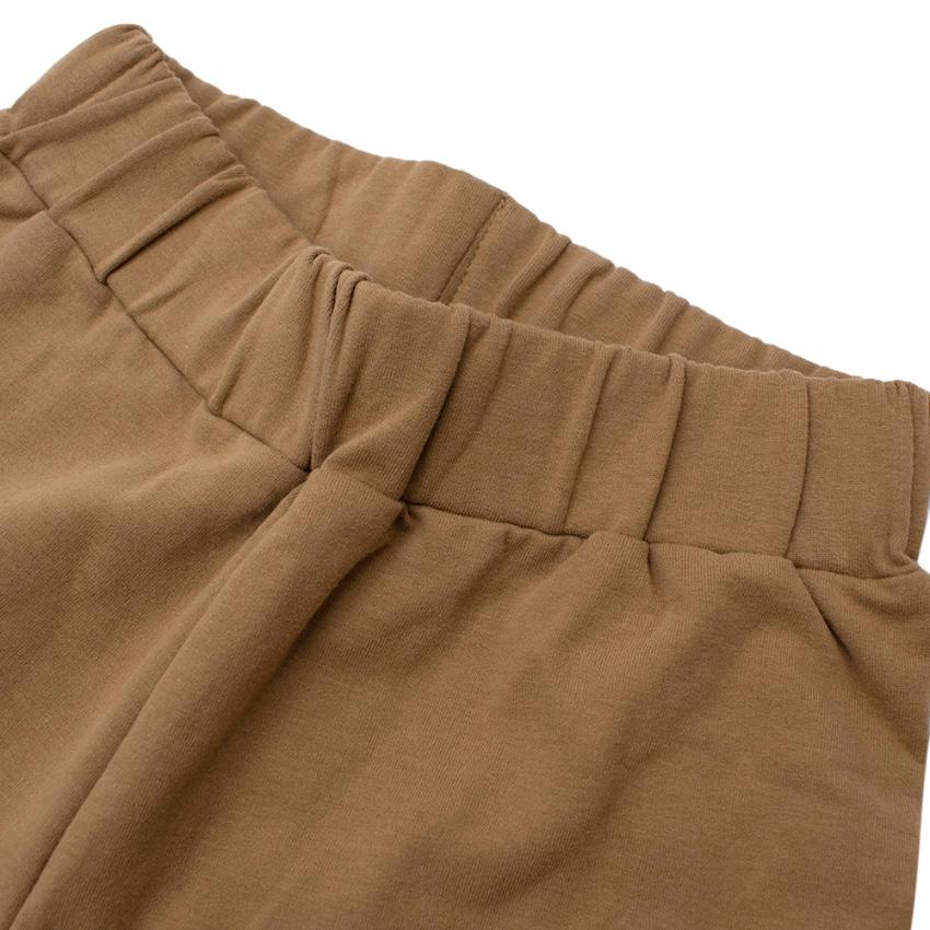 The Simple Folk Camel Wide Leg Fleece Trousers