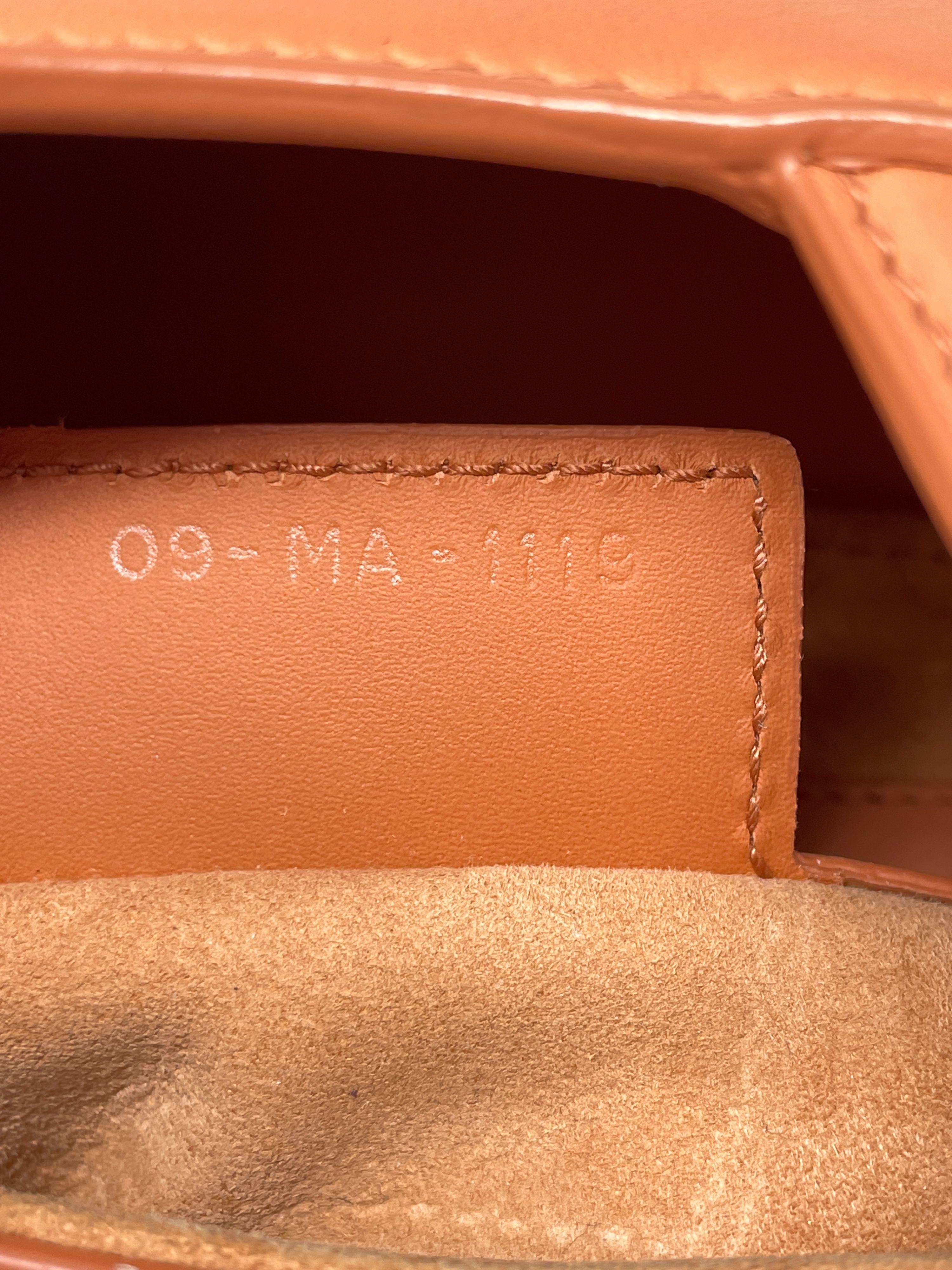 Dior Orange Medium Saddle Bag