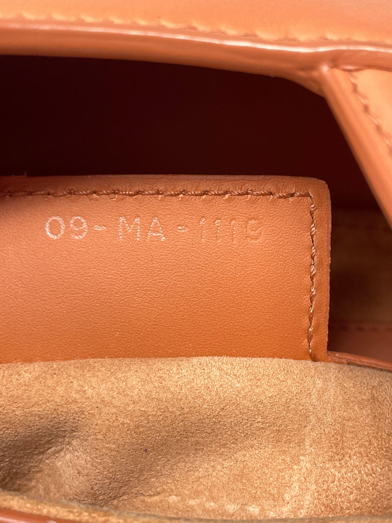 Dior Orange Medium Saddle Bag