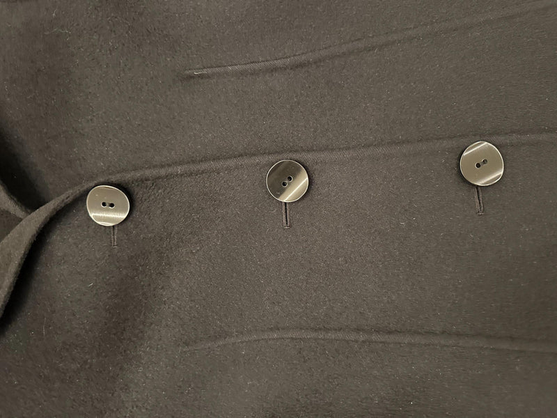 Black Wool & Cashmere Coat