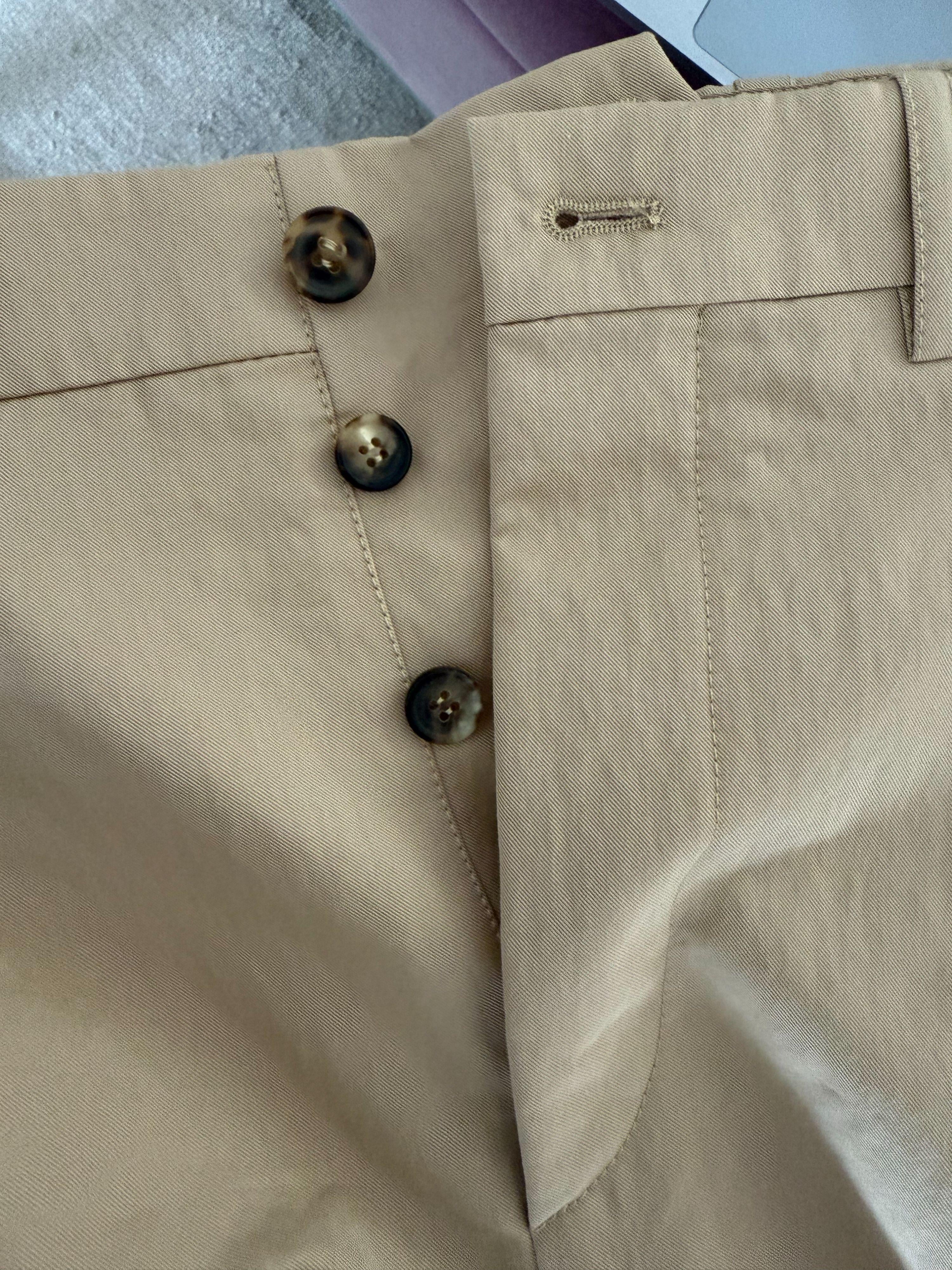Wardrobe NYC Khaki Wide Chino Pants