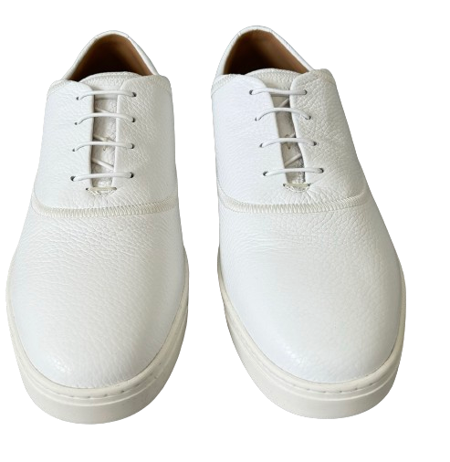 Giorgio Armani White Leather Sneakers