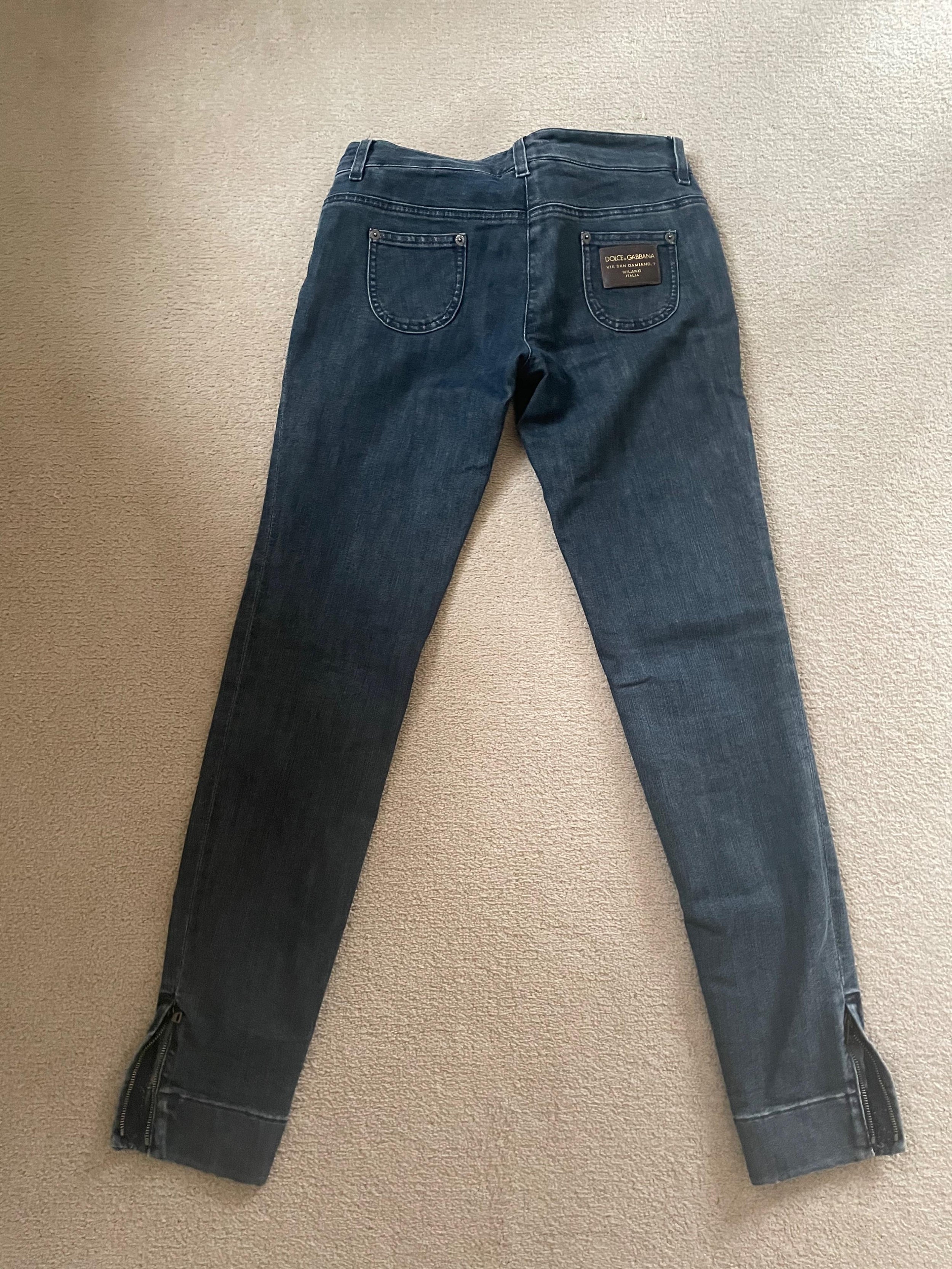 Indigo Denim Straight Fit Jeans