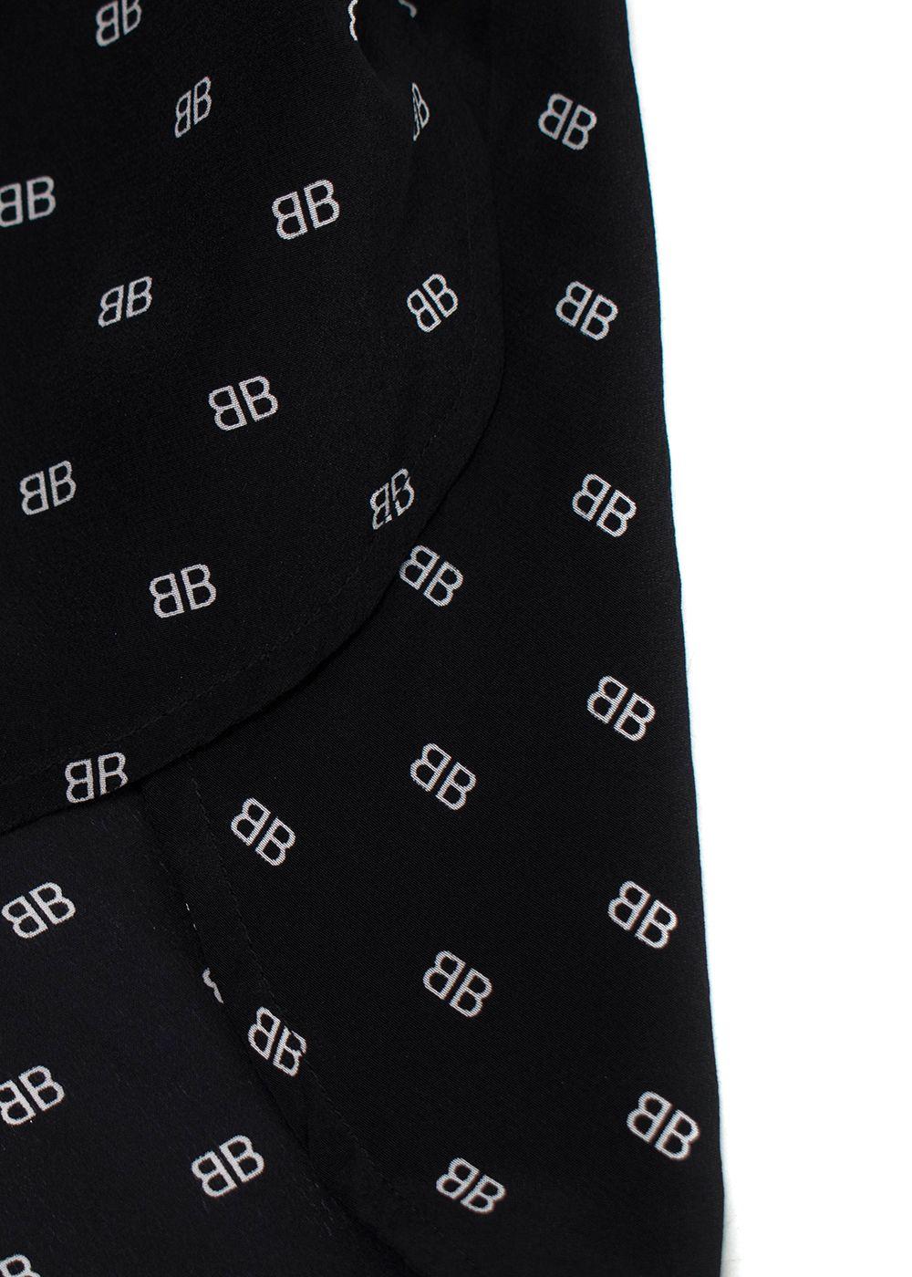 Balenciaga Black Monogram Shirt