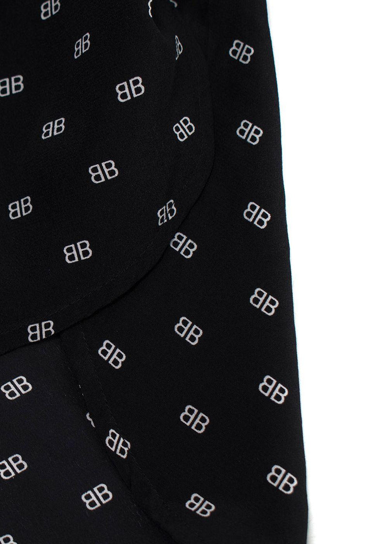 Balenciaga Black Monogram Shirt
