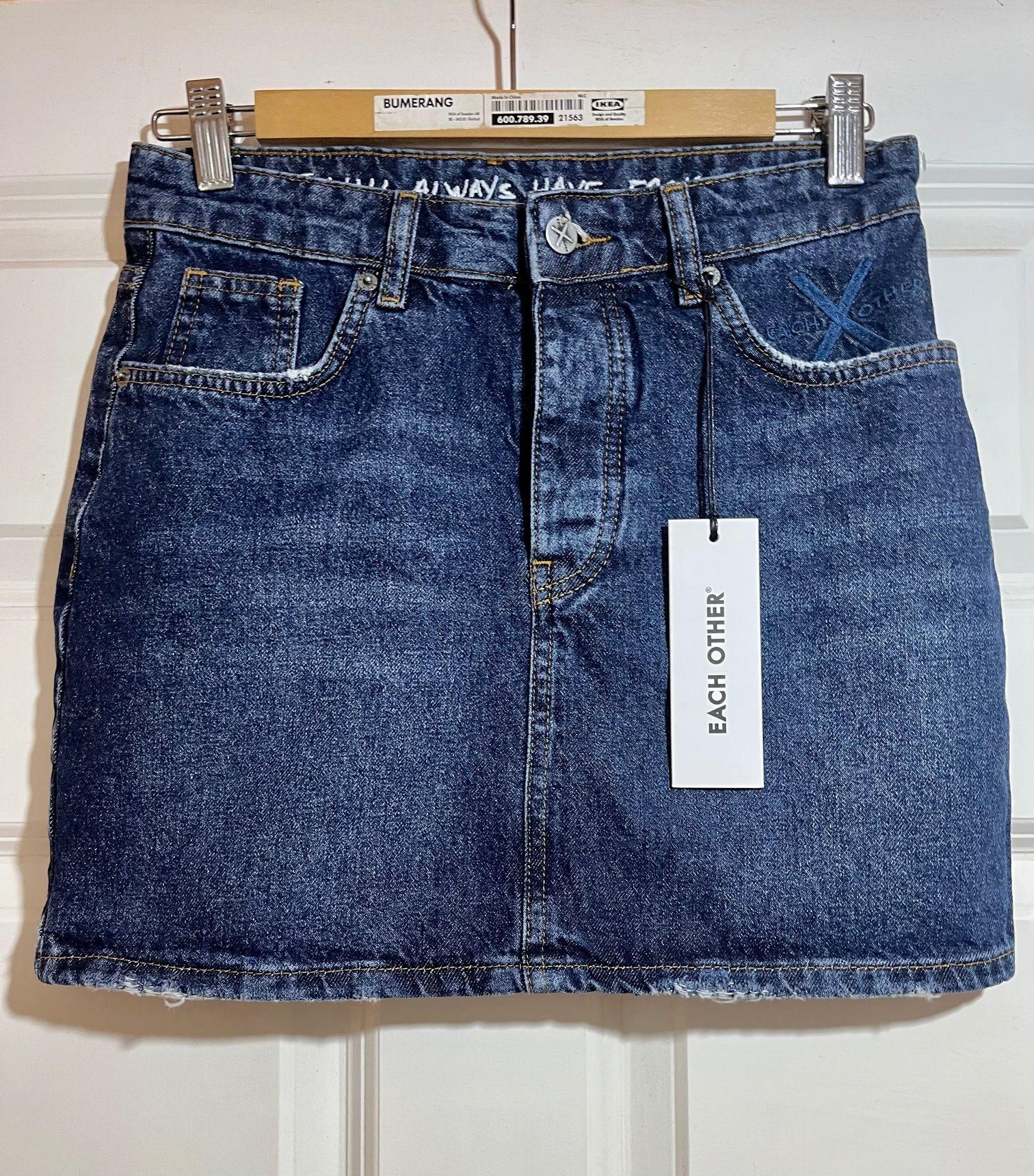 Denim Mini Skirt