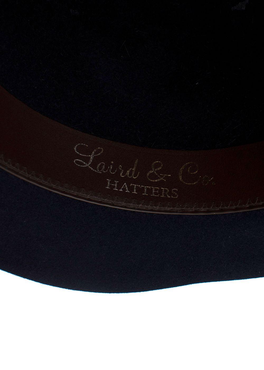 Navy Felted Hat