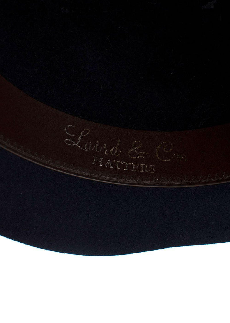 Navy Felted Hat
