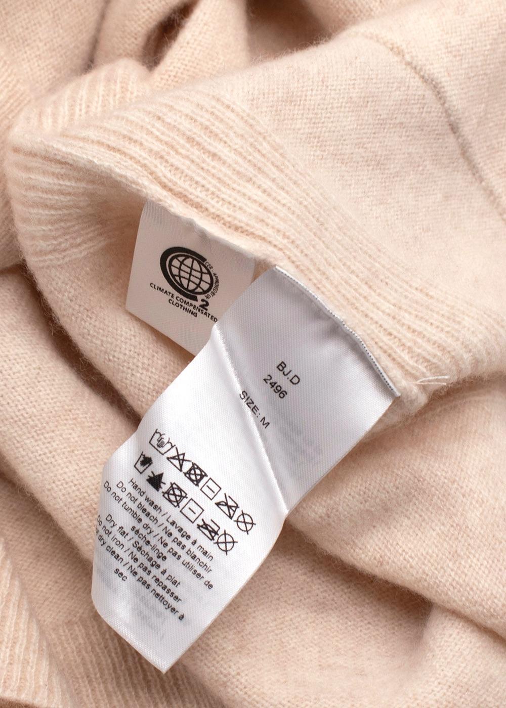 Ganni Oatmeal Cashmere Longline Sweater Vest