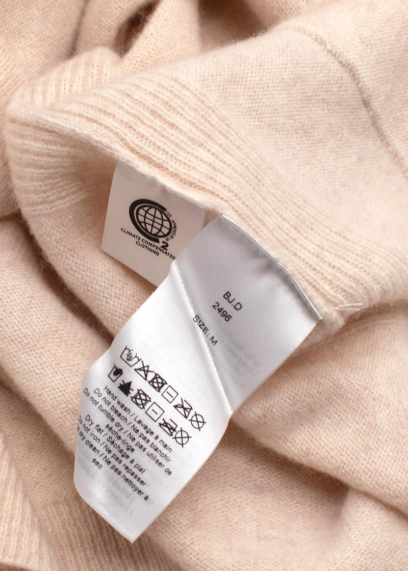 Ganni Oatmeal Cashmere Longline Sweater Vest