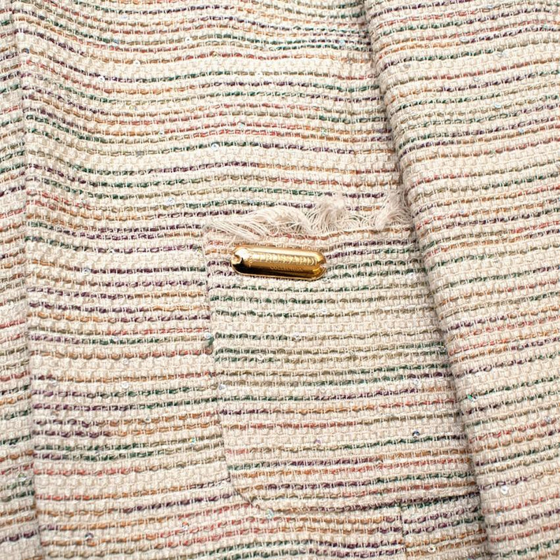 Trussardi Multicolour Tweed Jacket With Sequin Detail