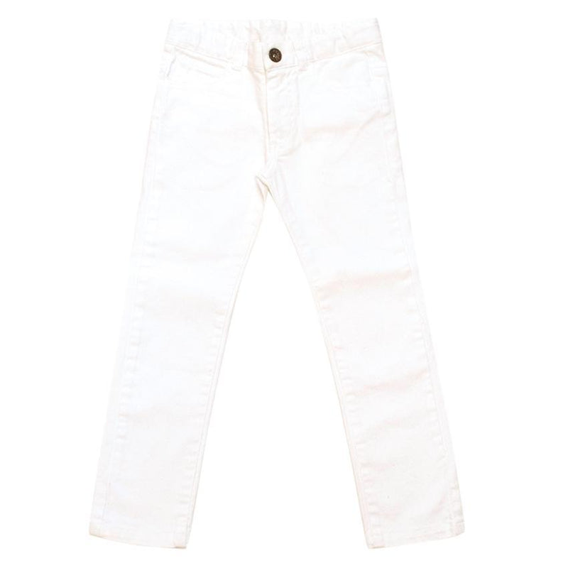 Marie Chantal white trousers