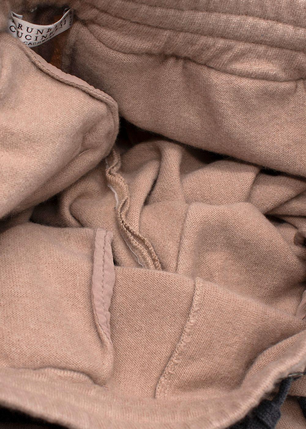 Brunello Cucinelli Light Brown Two Piece Cashmere Suit