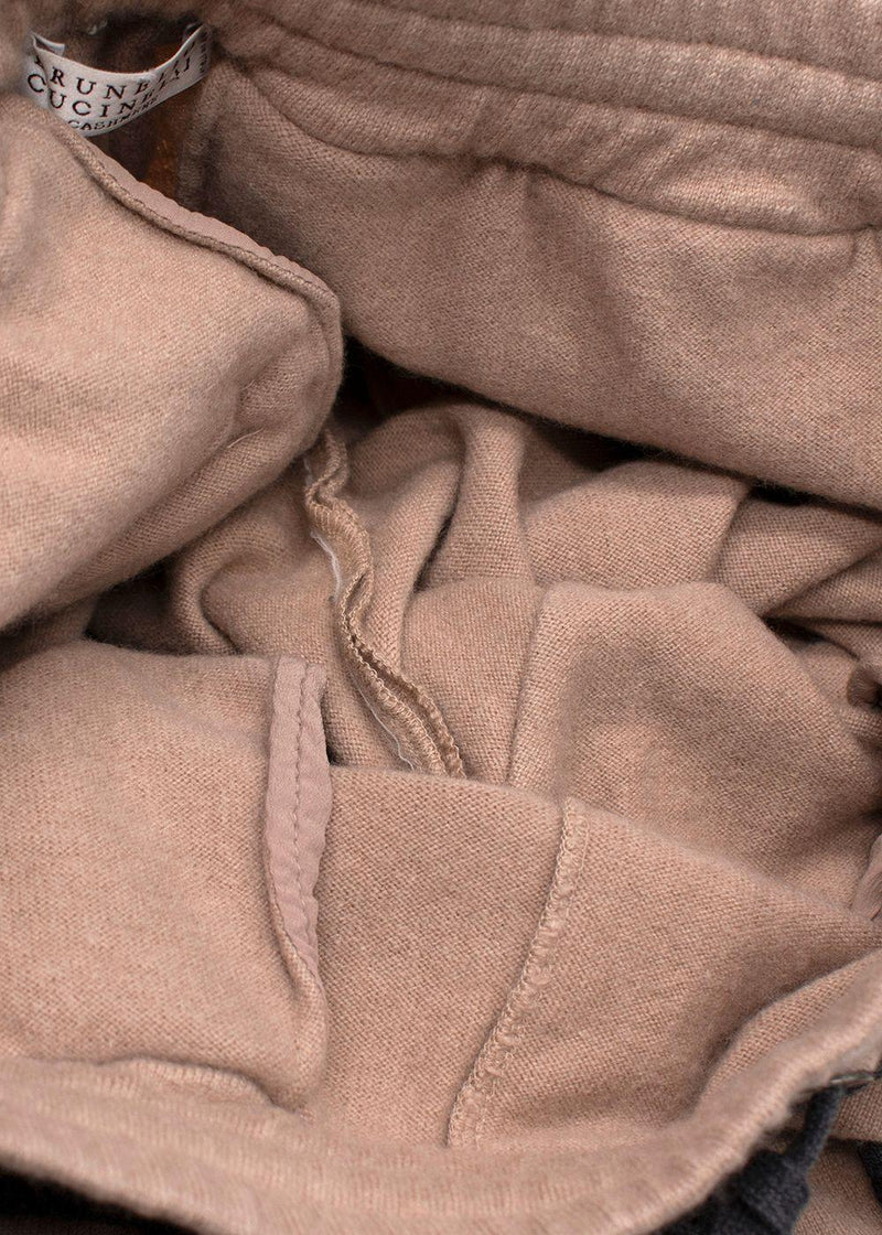 Brunello Cucinelli Light Brown Two Piece Cashmere Suit