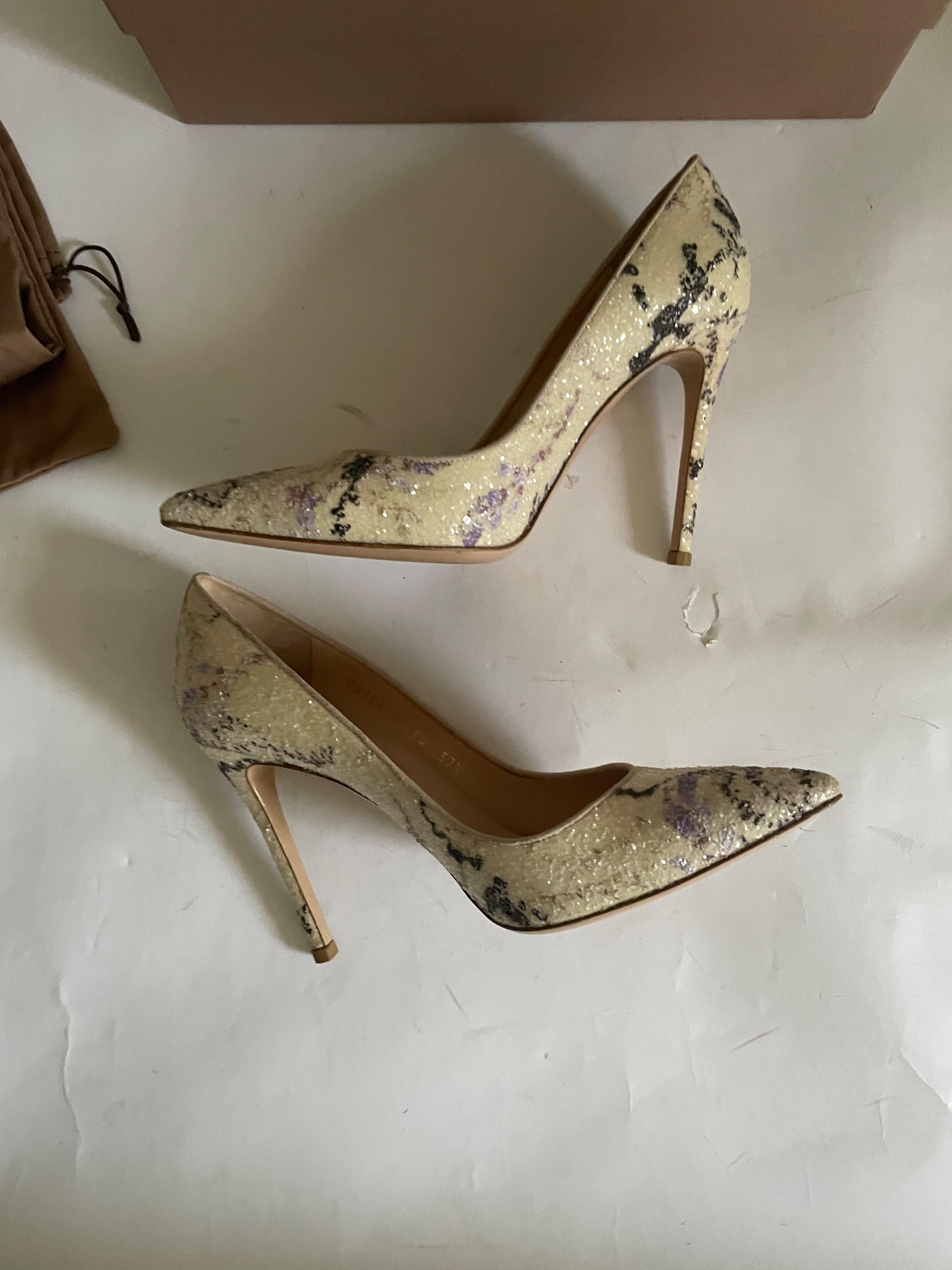 for Mary Katrantzou Floral Pumps