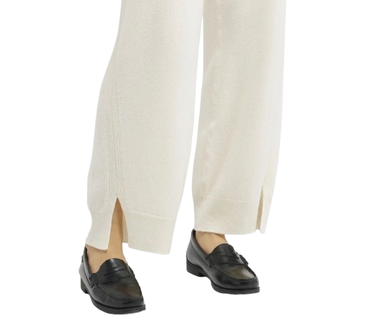 Barrie Cream Cashmere Knit Joggers