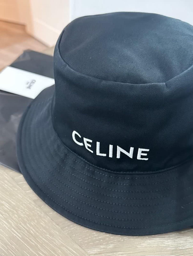 Celine Black Bucket hat