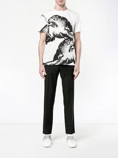 Valentino Black & White Printed T-Shirt