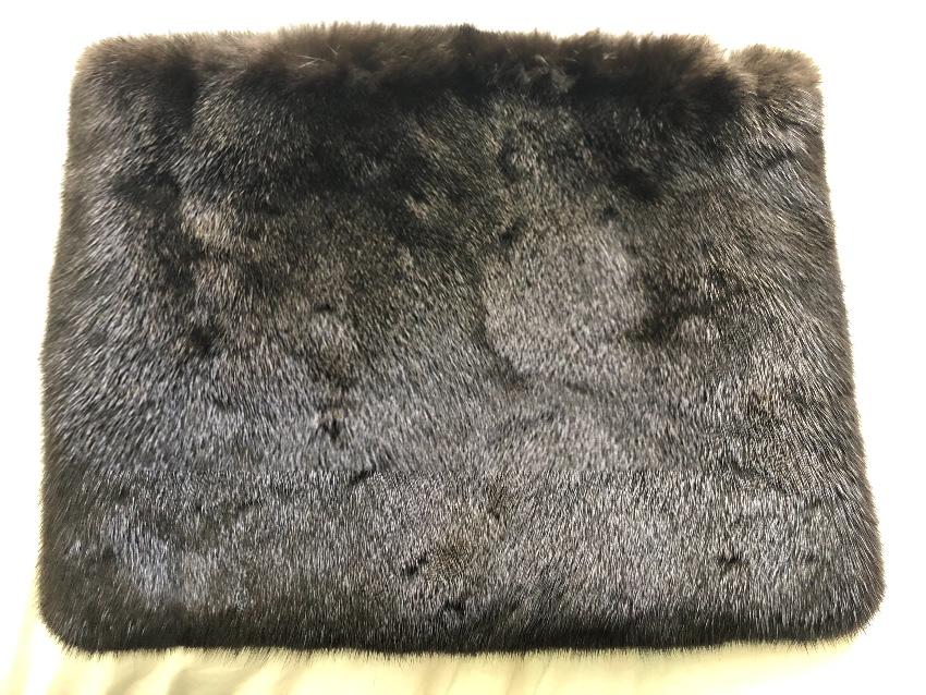 Bespoke Black Mink Fur Clutch