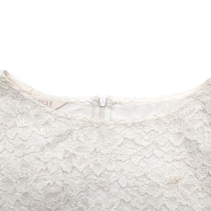 Romiga Ivory Lace Long Sleeve Top