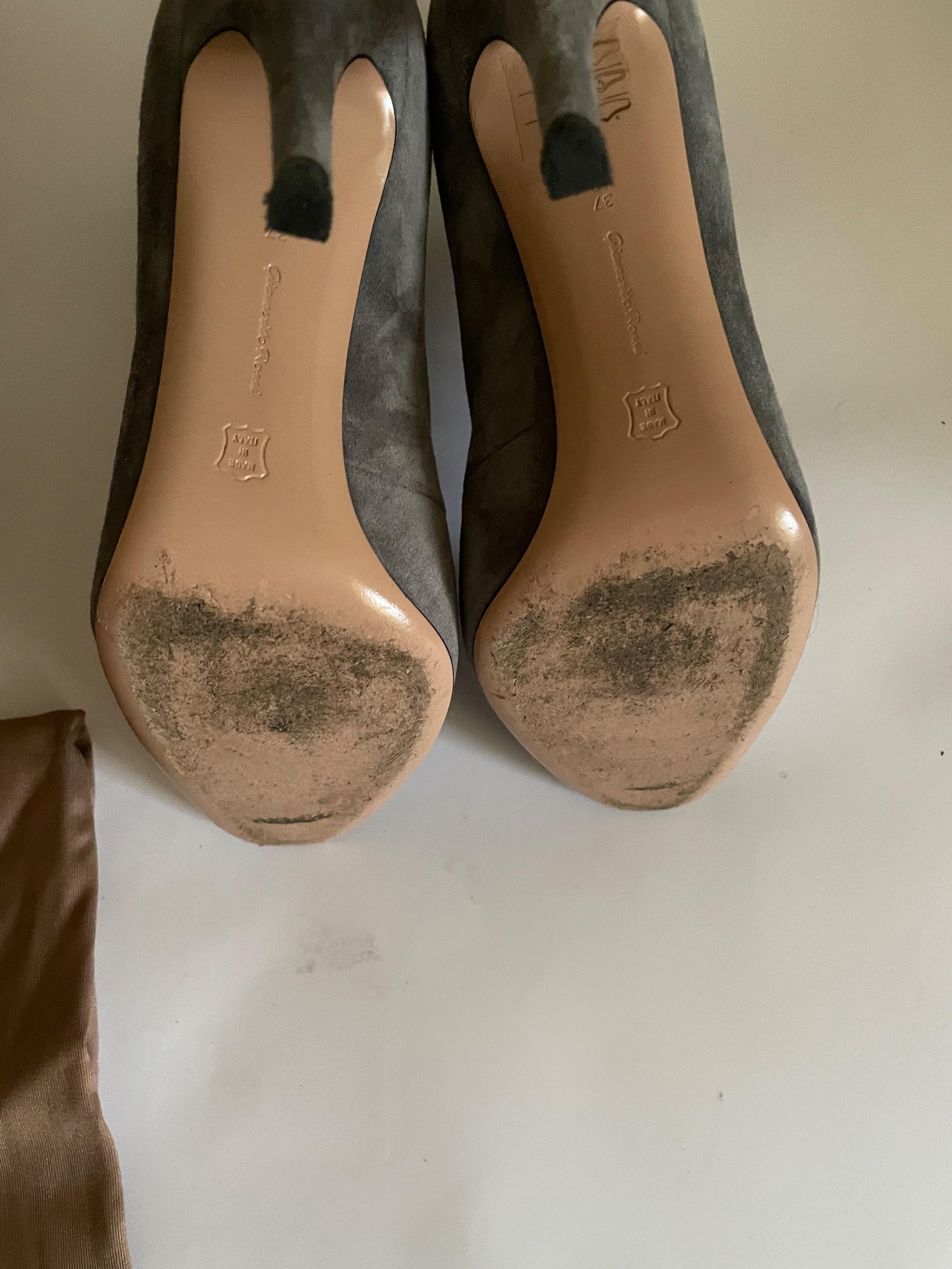 Grey Suede Imperia Ankle Boots