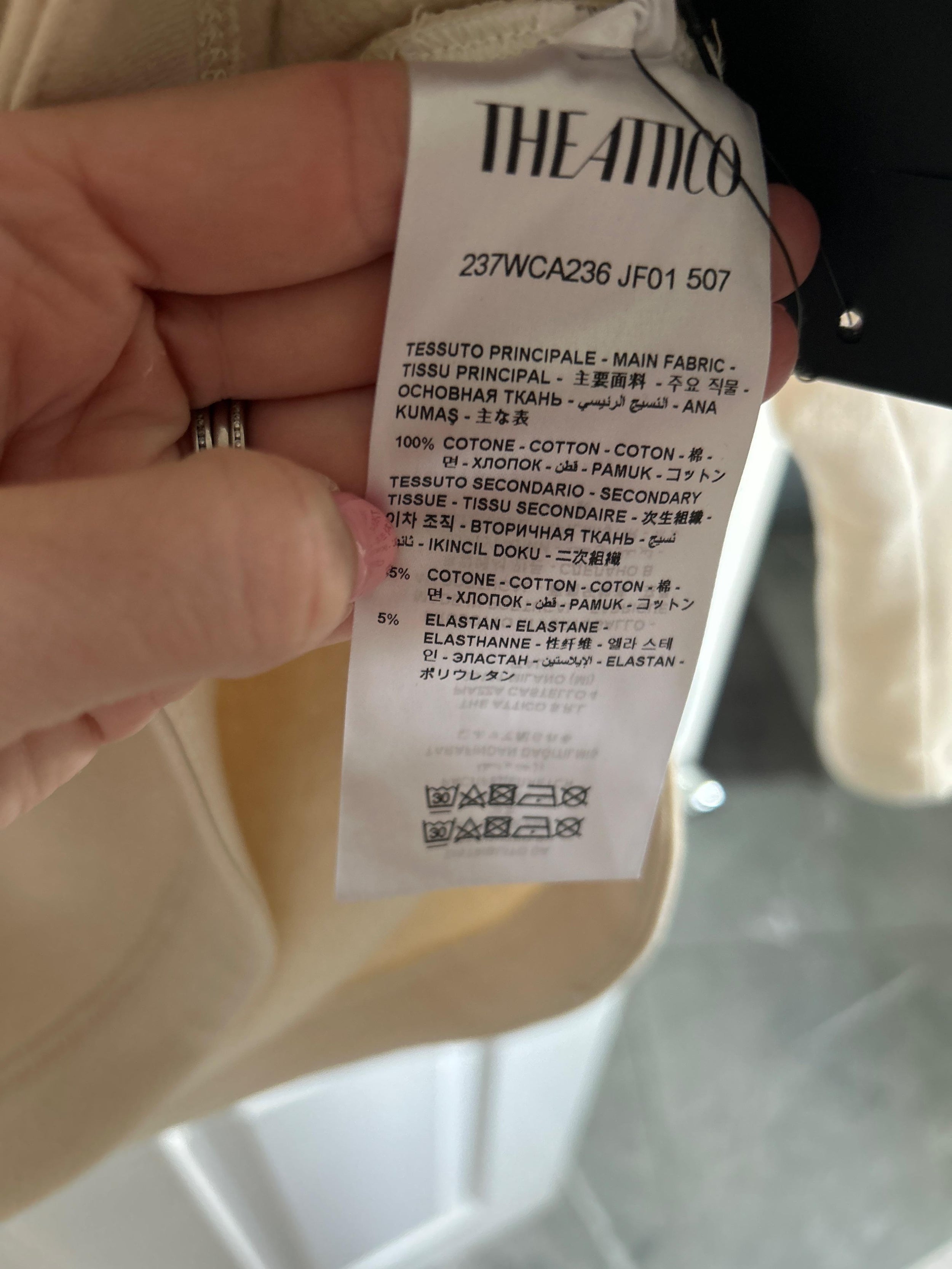 Gael cotton jersey sweatshirt dress