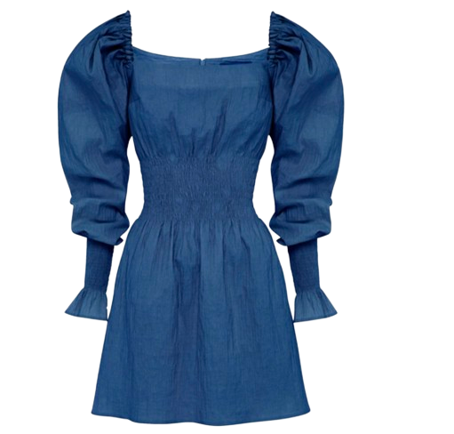 Anna Quan Blue Cotton Everly Dress