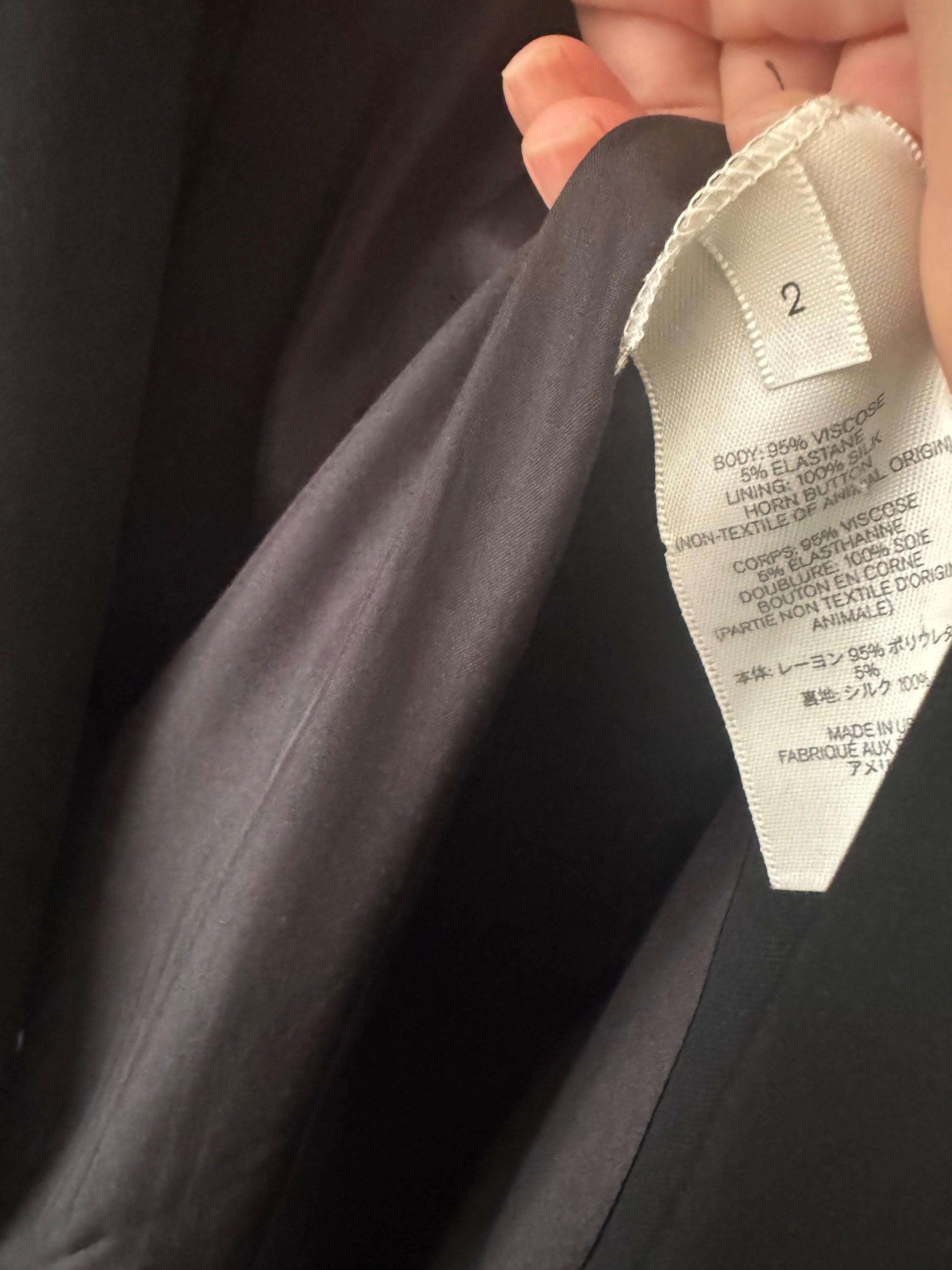 The Row Black Tristana Blazer
