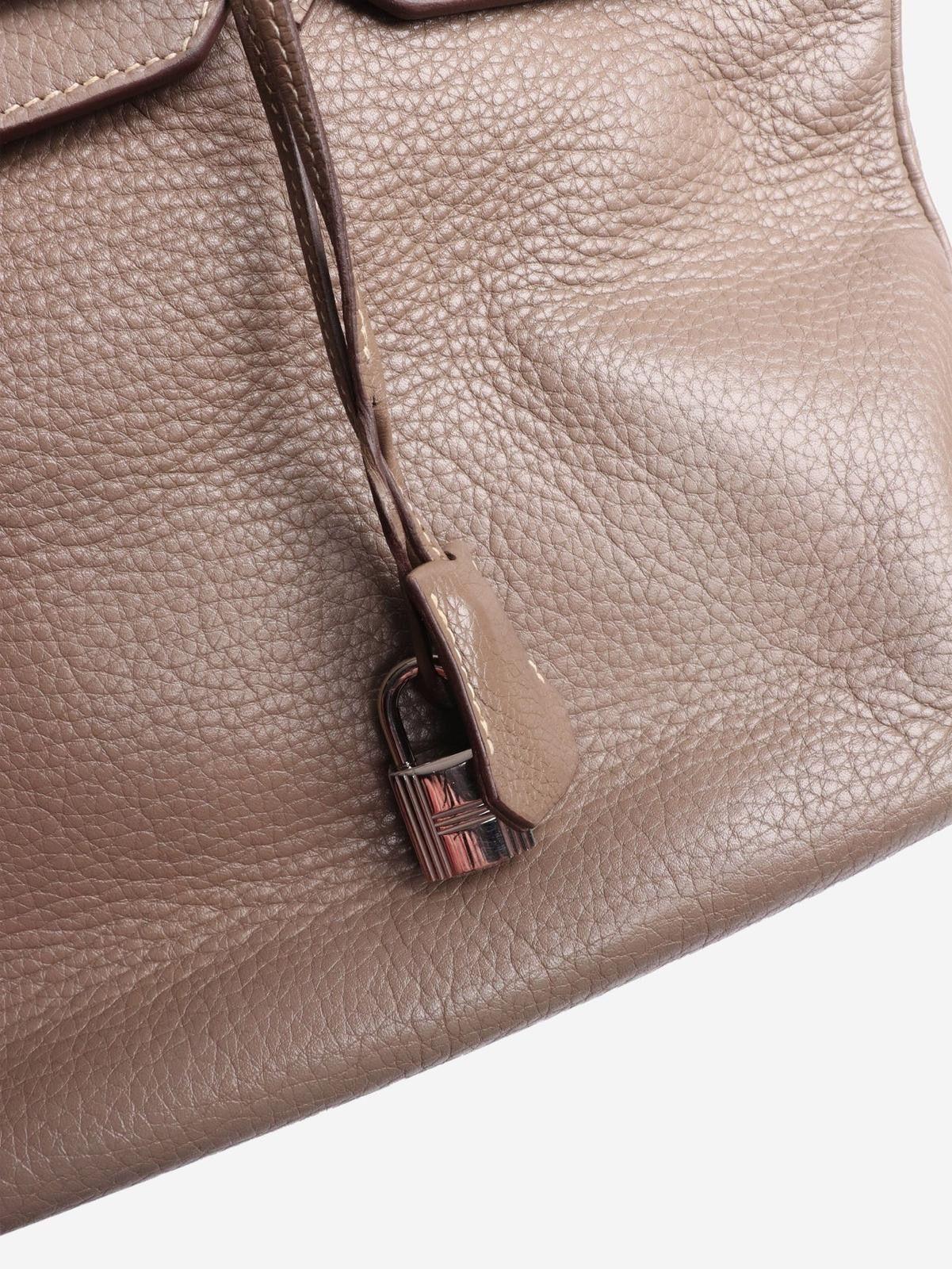 Hermes Etoupe Clemence 2008 Birkin 35