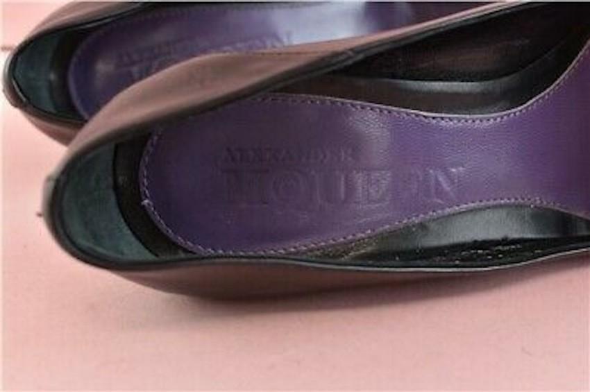 Alexander McQueen Curved Wedge Pumps