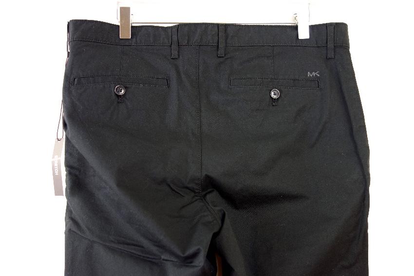 Michael Kors Black Stretch Twill Chinos