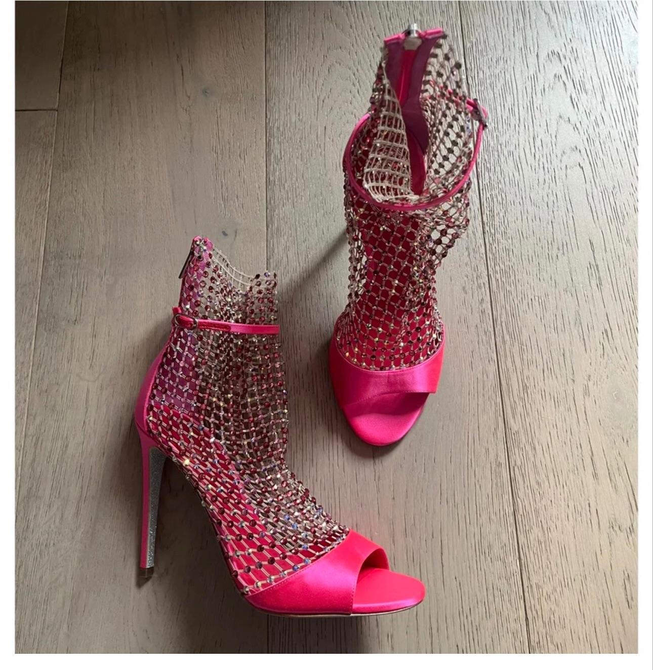 Rene Caovilla Tropical Juice Galaxia Satin Sandals