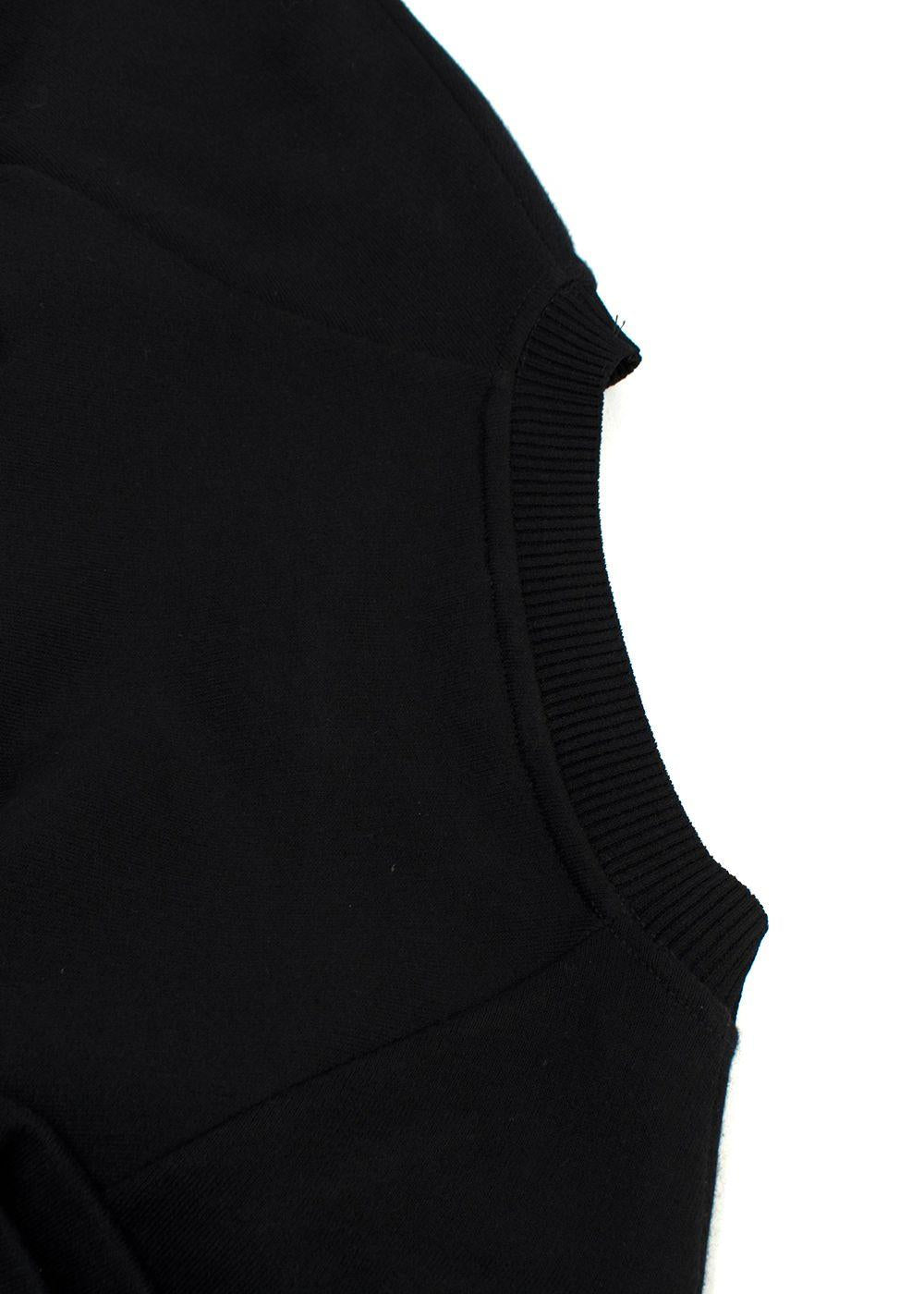 Fendi Black Embellished Eye Detail T-Shirt
