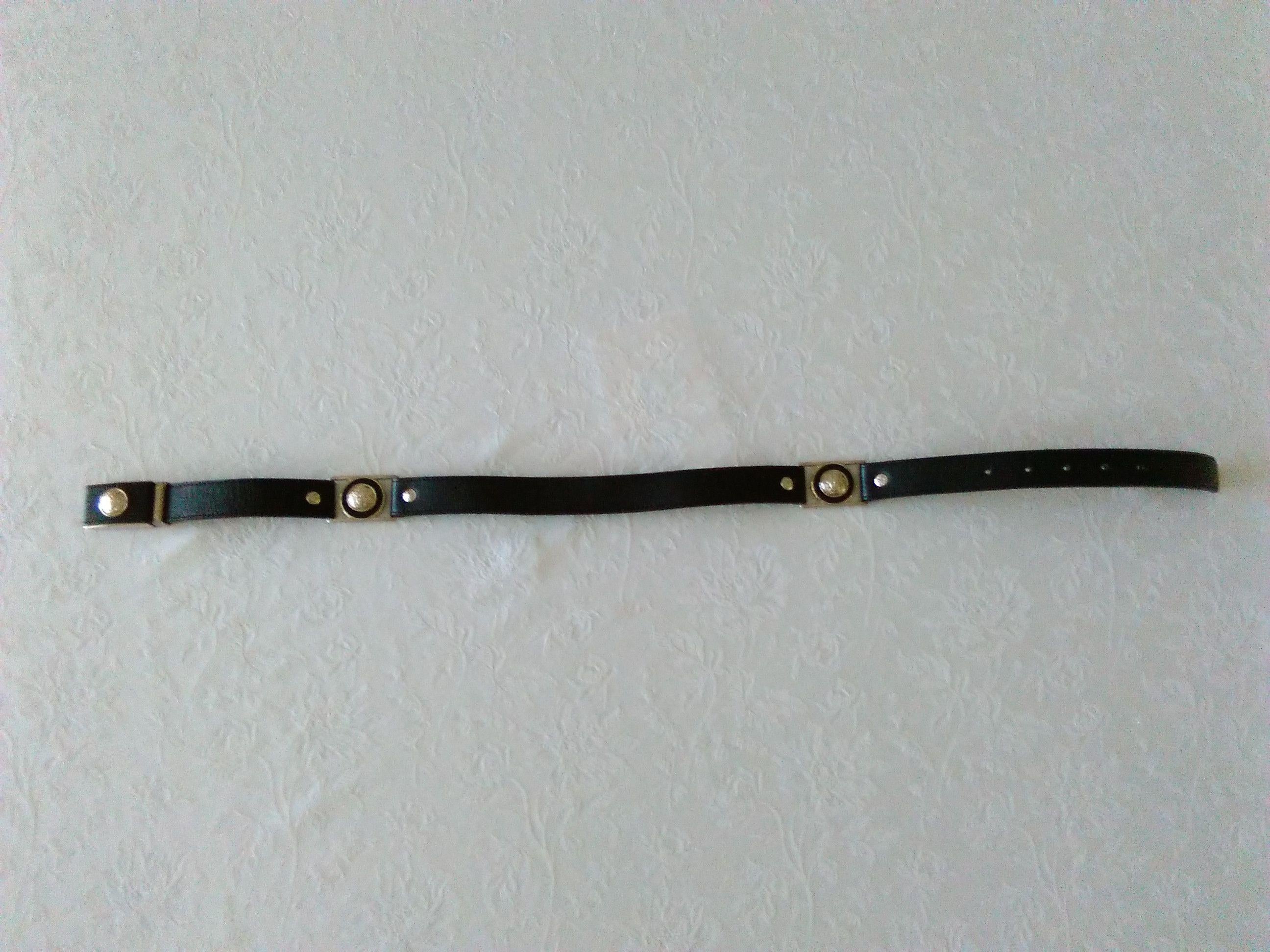 Gianni Versace vintage leather belt