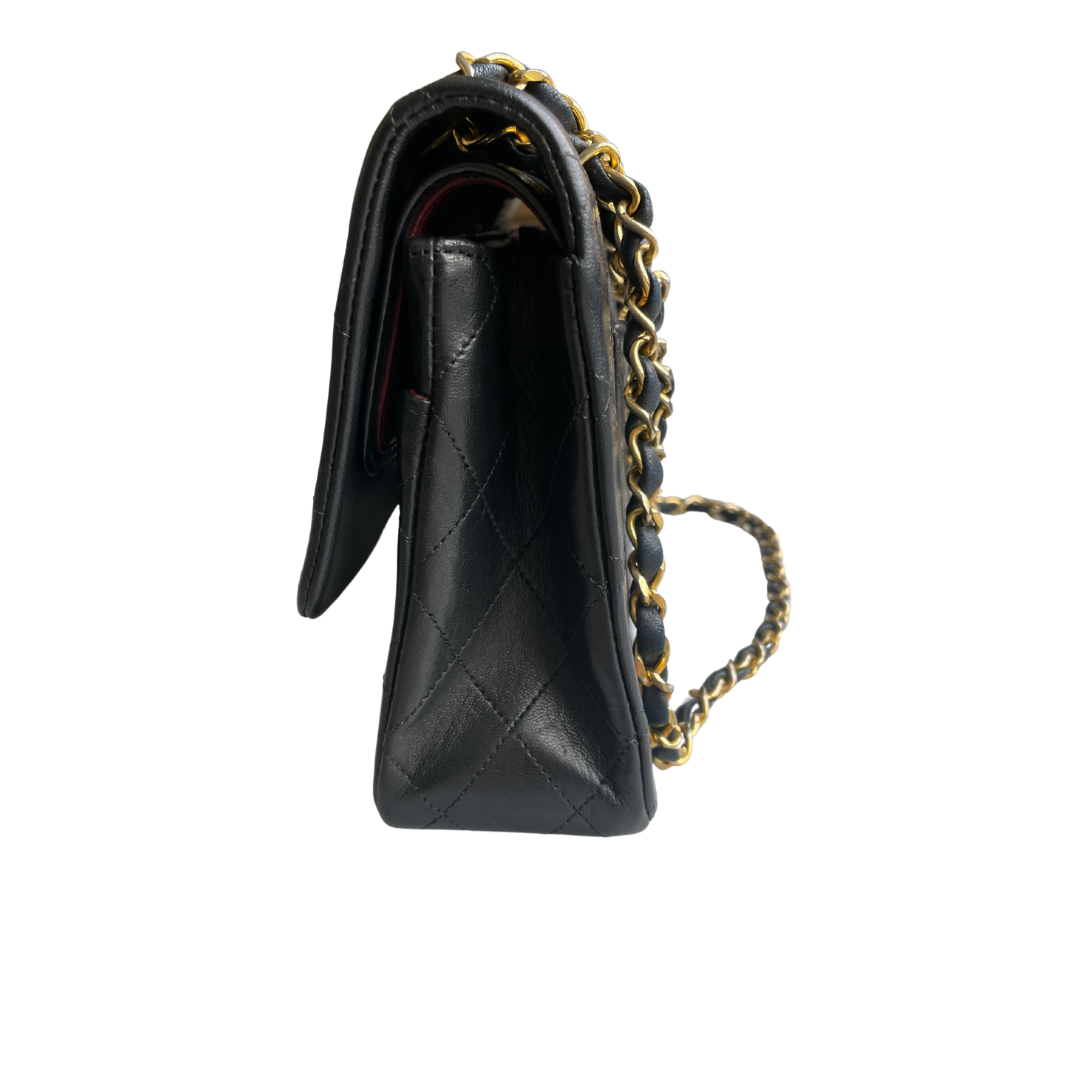 Vintage Lambskin Quilted Medium Double Flap Bag