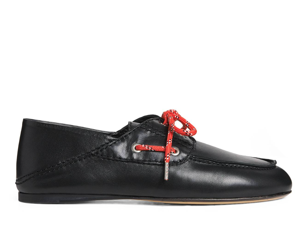 Sandro Leather Boat Shoes