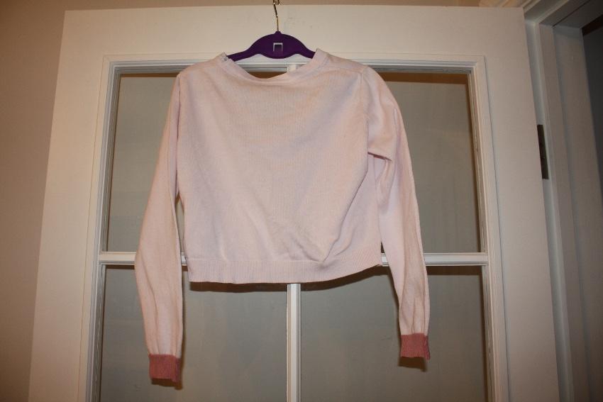 Paul Smith Junior girl's pink cardigan